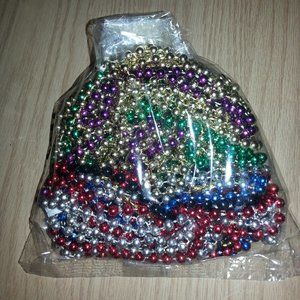 27 MardiGras Beads, can be use for Birthday Wedding Baby shower